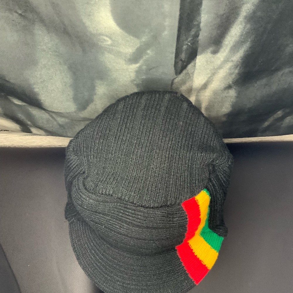 Rasta Beanie Skull Cap Kids Unisex - Picture 4 of 12
